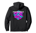 Puzzle Cube Video Glitch 80S Retrowave Hoodie - Aesthetic Graphic Unisex - T-Shirt, Sweatshirt, Hoodie