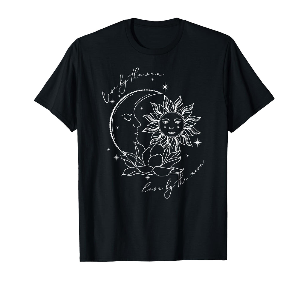 We Live Sun Love Moon Spirituality T-Shirt - Graphic Print for Adults - T-Shirt, Sweatshirt, Hoodie
