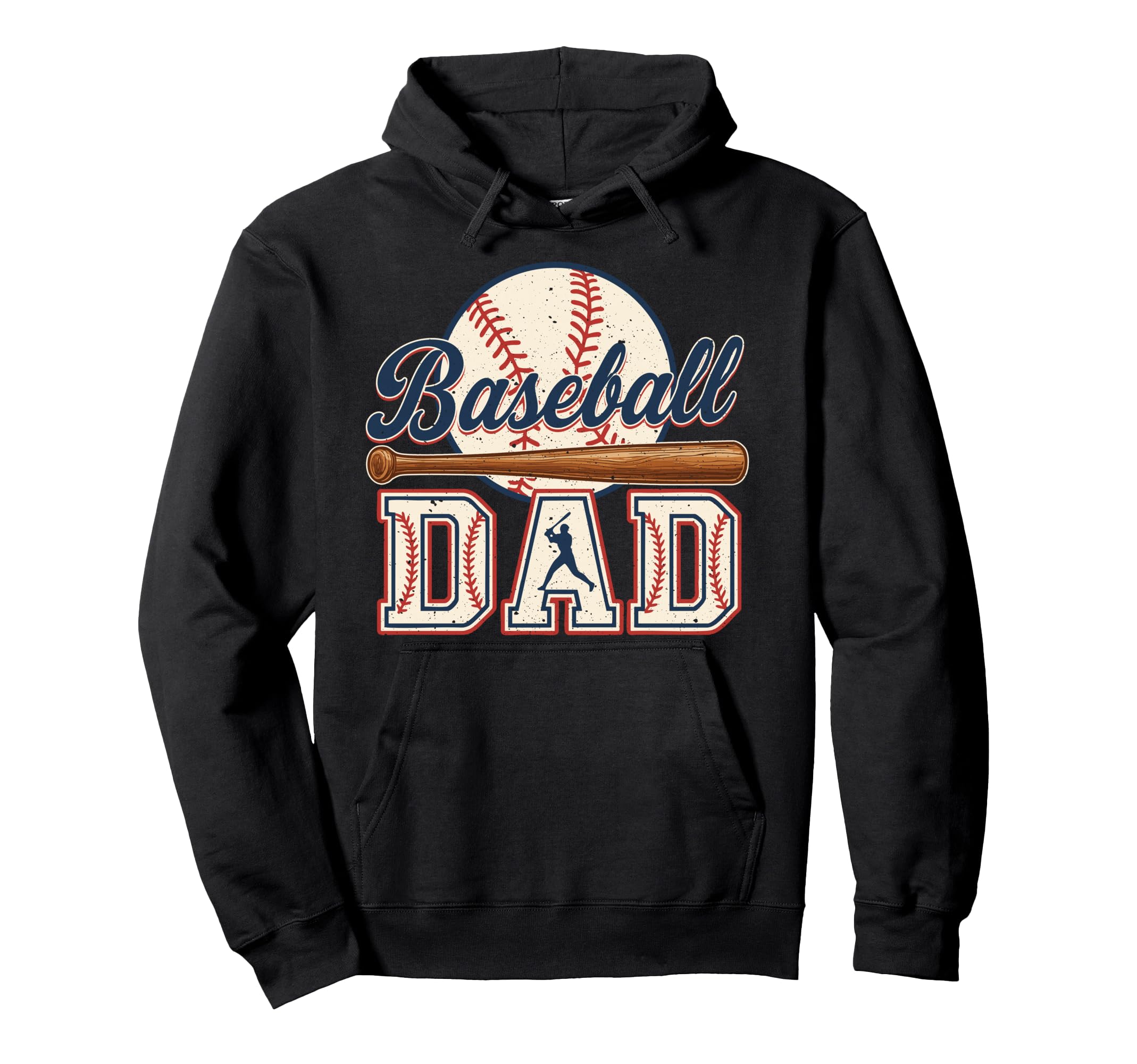 Baseball Dad Happy Fathers Day Shirts Wife Hoodie - Unique Graphic Unisex - T-Shirt, Sweatshirt, Hoodie