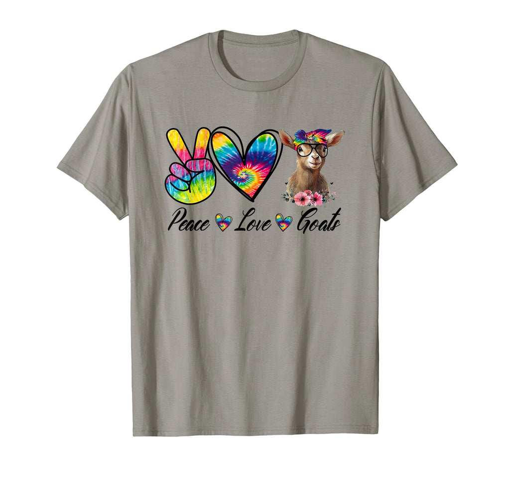 Peace Love Goats T-Shirt - Graphic Print Men Women - T-Shirt, Sweatshirt, Hoodie