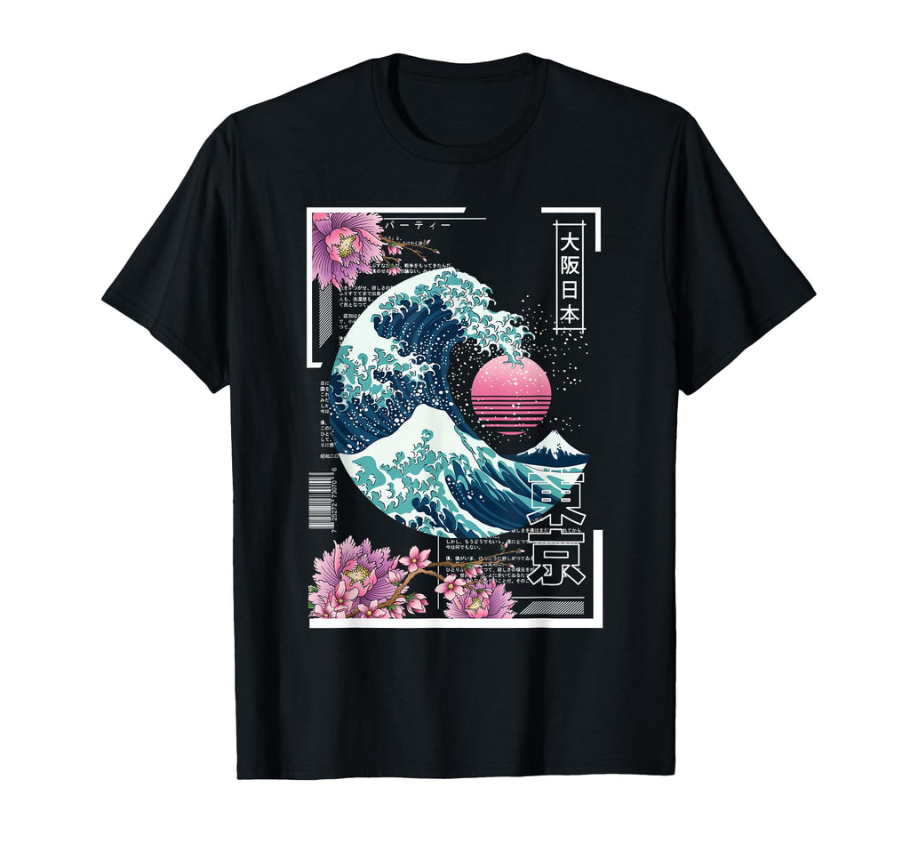 Vaporwave Synthwave 80S Japan T-Shirt - Streetwear Style Men Women - T-Shirt, Sweatshirt, Hoodie
