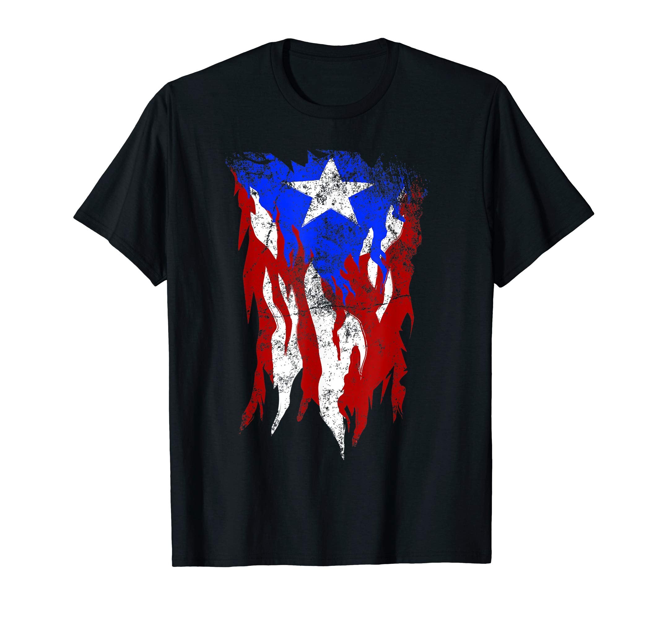 Distressed Puerto Rican Flag Puerto T-Shirt - Unique Graphic Men Women - T-Shirt, Sweatshirt, Hoodie