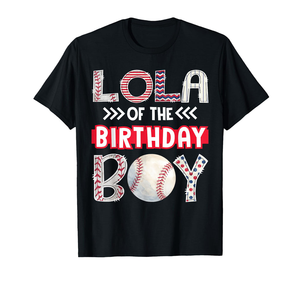 Lola Birthday Baseball Family Squad T-Shirt - Minimalist Print Unisex - T-Shirt, Sweatshirt, Hoodie