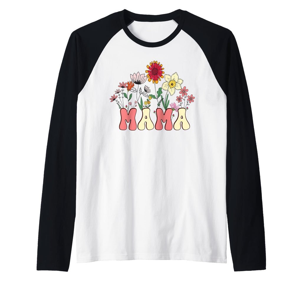 Mama Mother Mom Mommy Flowers Floral T-Shirt - Novelty Apparel Men Women - T-Shirt, Sweatshirt, Hoodie