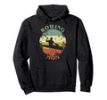 Rowing Mom Mama Distressed Hoodie - Aesthetic Graphic Men Women - T-Shirt, Sweatshirt, Hoodie
