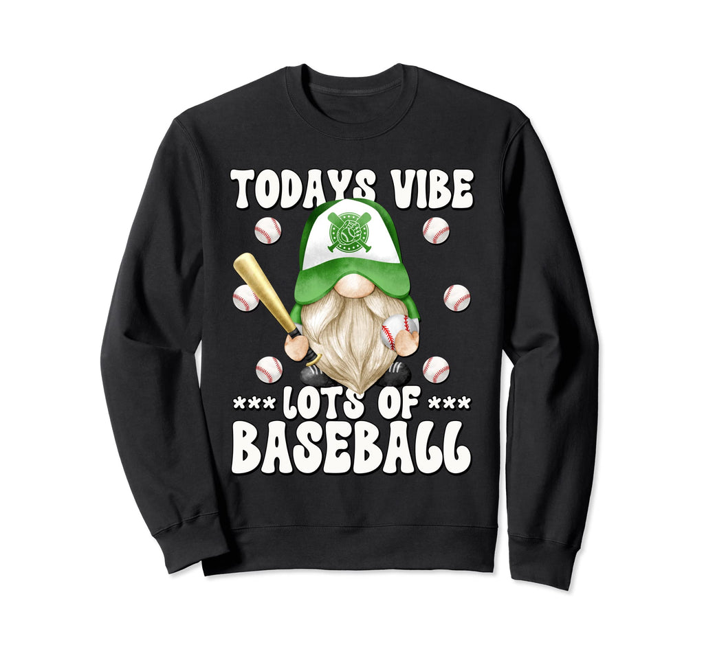 Baseball Gnome Grandpa Baseball Mom Sweatshirt - Unique Graphic Men Women - T-Shirt, Sweatshirt, Hoodie