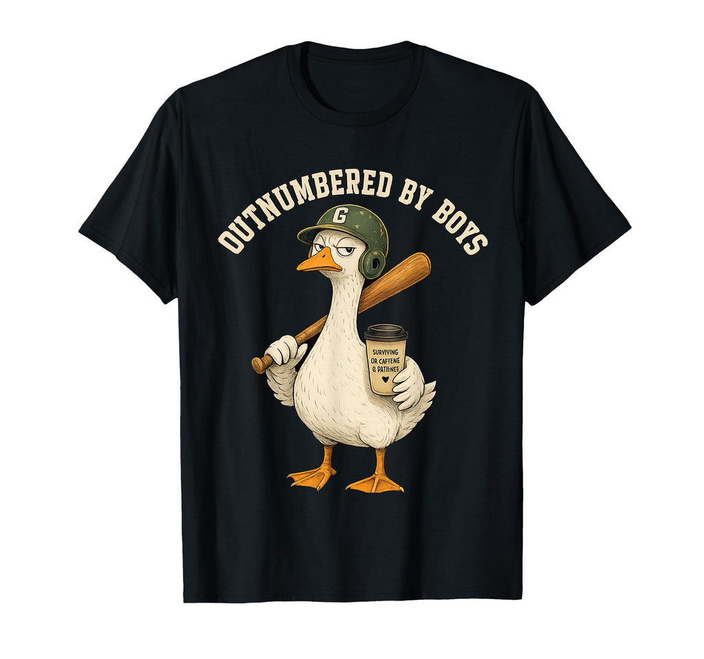 Funny Mom Goose Baseball Life T-Shirt - Fun Novelty Design Men Women - T-Shirt, Sweatshirt, Hoodie