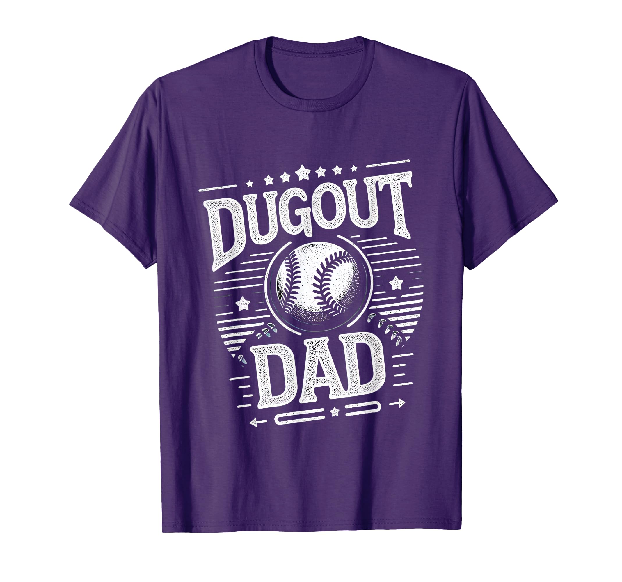 Dugout Dad T-Shirt - Graphic Print Men Women - T-Shirt, Sweatshirt, Hoodie