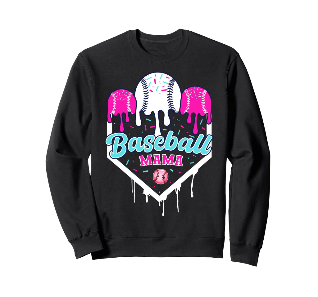 Baseball Drip Mama Ice Cram Home Sweatshirt - Custom Art Print for Adults - T-Shirt, Sweatshirt, Hoodie