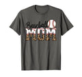Baseball Mom Leopard Heart And Ball T-Shirt - Unique Graphic for Adults - T-Shirt, Sweatshirt, Hoodie
