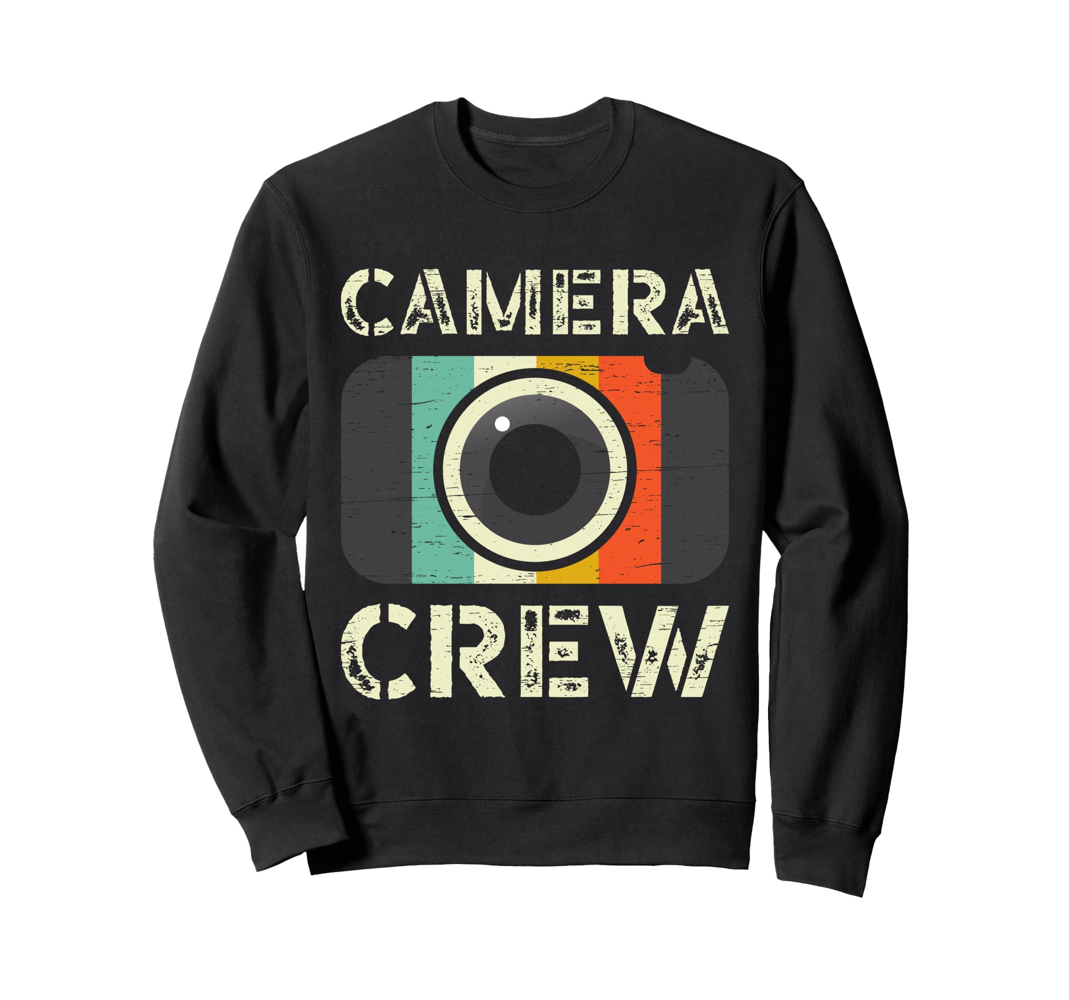 Camera Crew Photographer Gift Sweatshirt - Aesthetic Graphic Men Women - T-Shirt, Sweatshirt, Hoodie