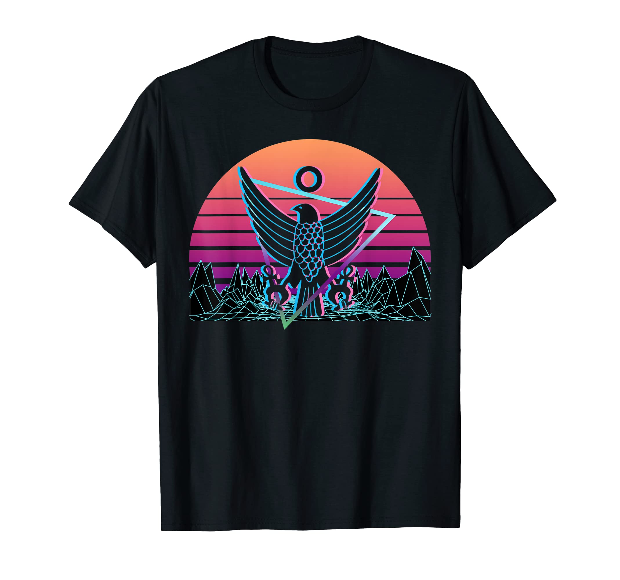 Horus Falcon Egyptian God T-Shirt - Casual Everyday Wear for Adults - T-Shirt, Sweatshirt, Hoodie