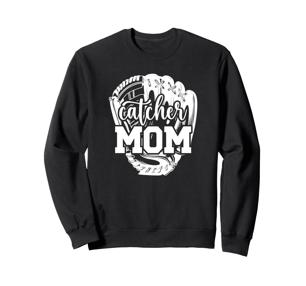 Baseball Catcher Mom Baseball Sweatshirt - Aesthetic Graphic Unisex - T-Shirt, Sweatshirt, Hoodie