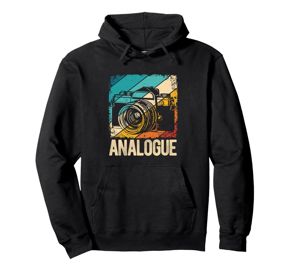 Analogue Camera Hoodie - Unique Graphic for Adults - T-Shirt, Sweatshirt, Hoodie