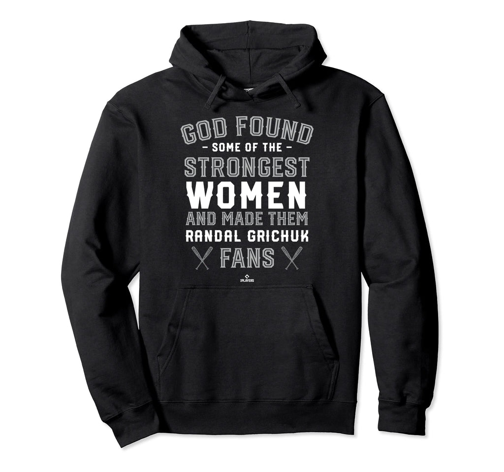 God Found Strongest Randal Grichuk Fans Hoodie - Novelty Apparel Unisex - T-Shirt, Sweatshirt, Hoodie