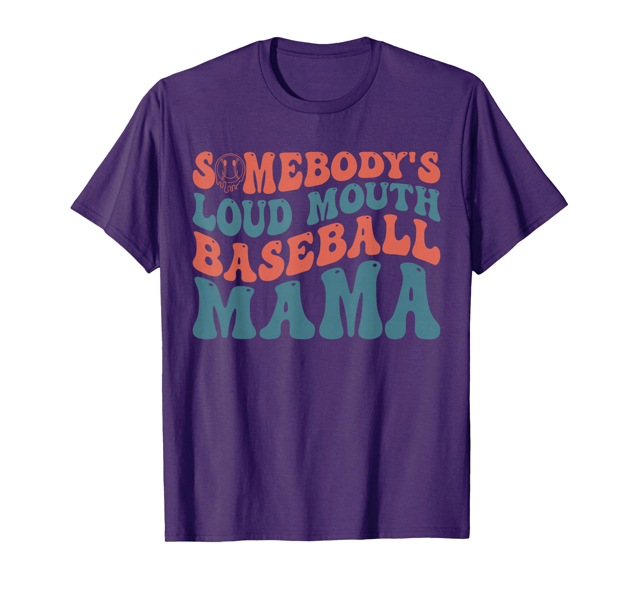 Somebodys Loudmouth Baseball Mama T-Shirt - Minimalist Print Unisex - T-Shirt, Sweatshirt, Hoodie