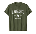 Lawrence Wisconsin Wi Athletic Sports T-Shirt - Trendy Graphic Men Women - T-Shirt, Sweatshirt, Hoodie