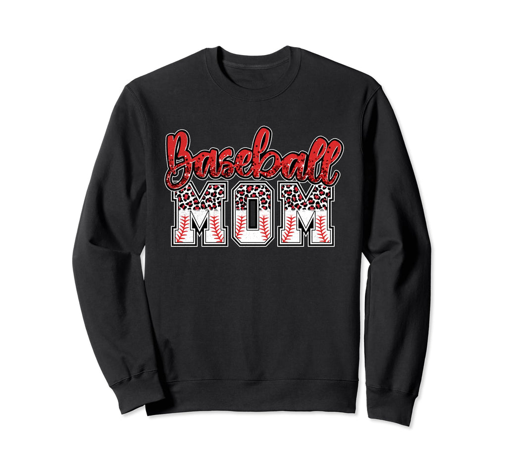 Baseball Mom Funny Sport Sweatshirt - Aesthetic Graphic for Adults - T-Shirt, Sweatshirt, Hoodie