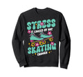 Roller Skating Skate 1970S Stress Sweatshirt - Trendy Graphic for Adults - T-Shirt, Sweatshirt, Hoodie