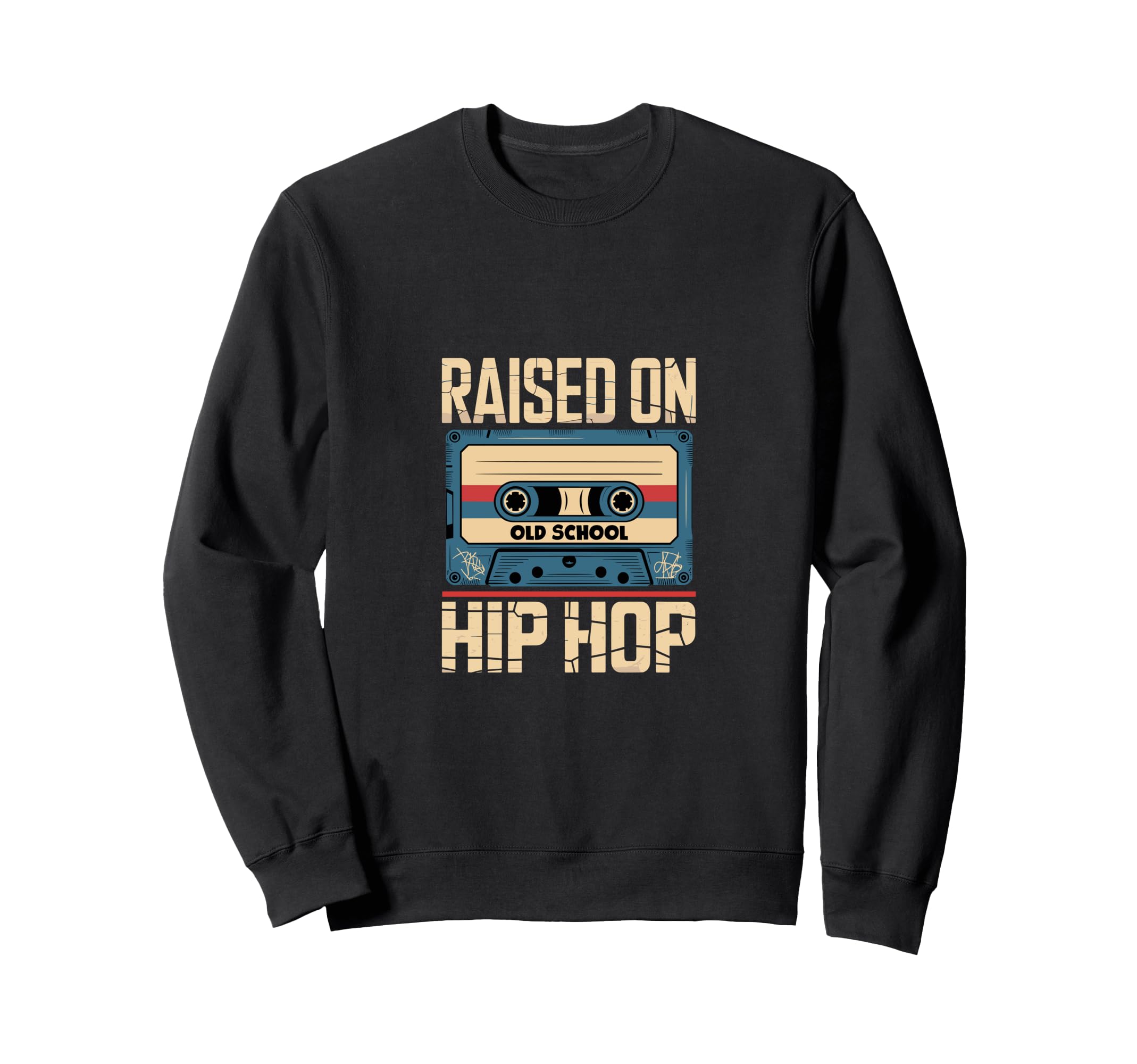 Hop Gangster Cassette Graffiti Music Sweatshirt - Trendy Graphic Men Women - T-Shirt, Sweatshirt, Hoodie