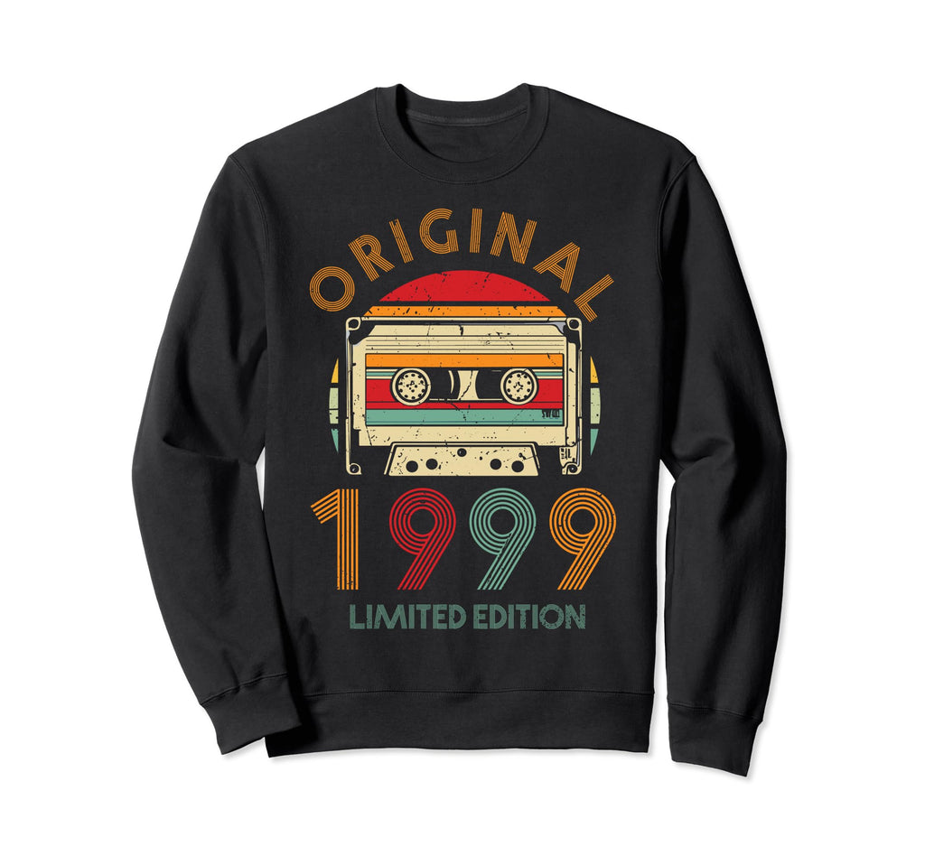 1999 Cassette Tape 25Th Birthday Sweatshirt - Casual Everyday Wear Unisex - T-Shirt, Sweatshirt, Hoodie