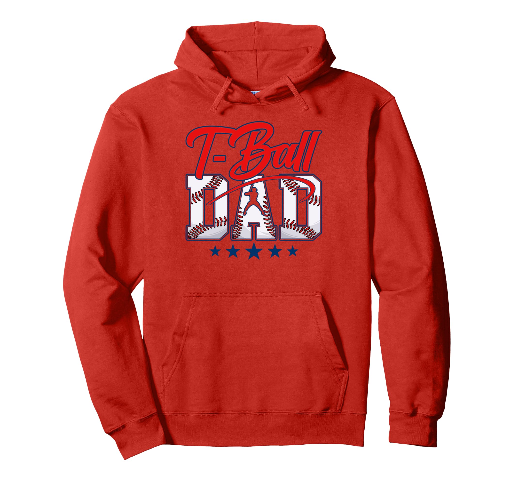 T Ball Dad Baseball Dad Daddy Happy Hoodie - Streetwear Style Men Women - T-Shirt, Sweatshirt, Hoodie