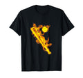 Fire Baseball Bat And Ball Flaming Baseball T-Shirt - Graphic Print Unisex - T-Shirt, Sweatshirt, Hoodie