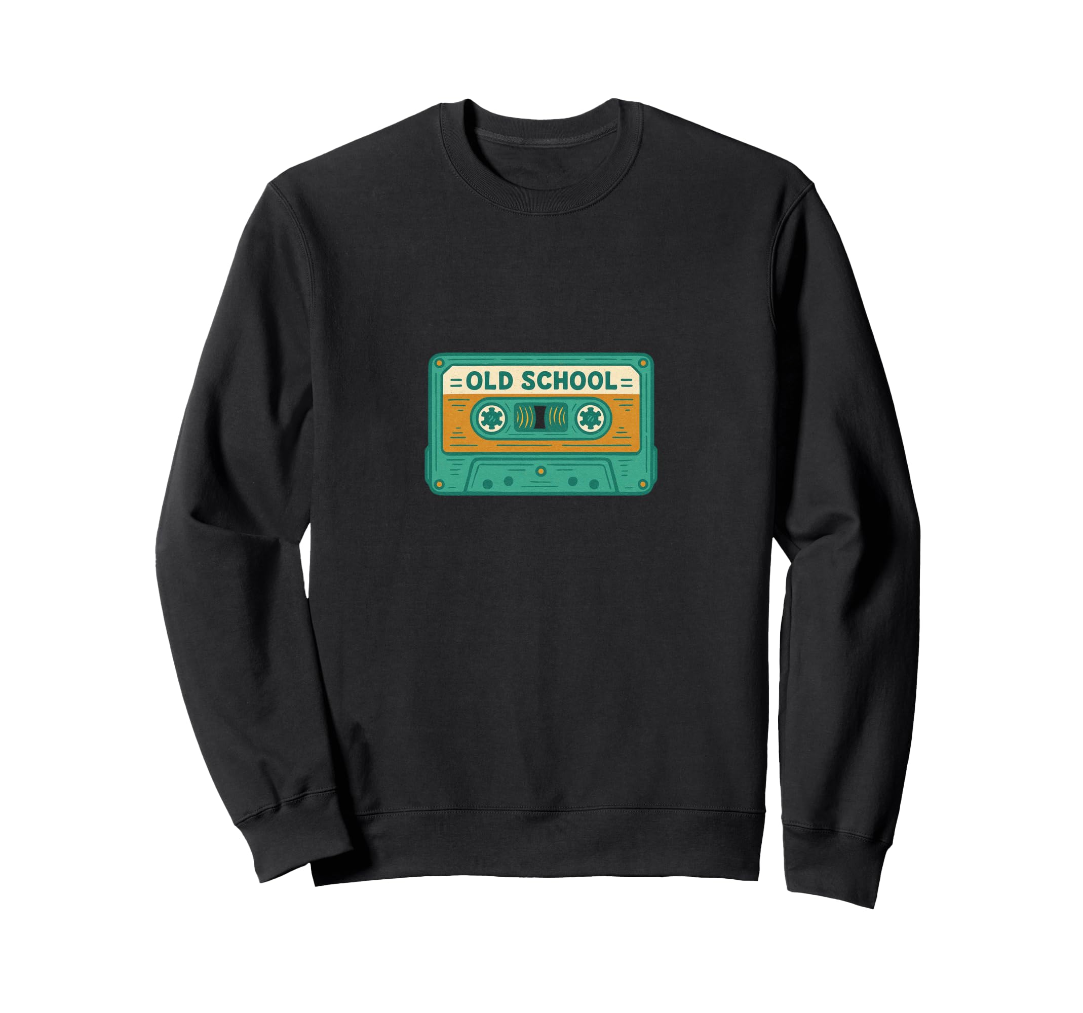 Old School Cassette Tape Sweatshirt - Aesthetic Graphic Unisex - T-Shirt, Sweatshirt, Hoodie