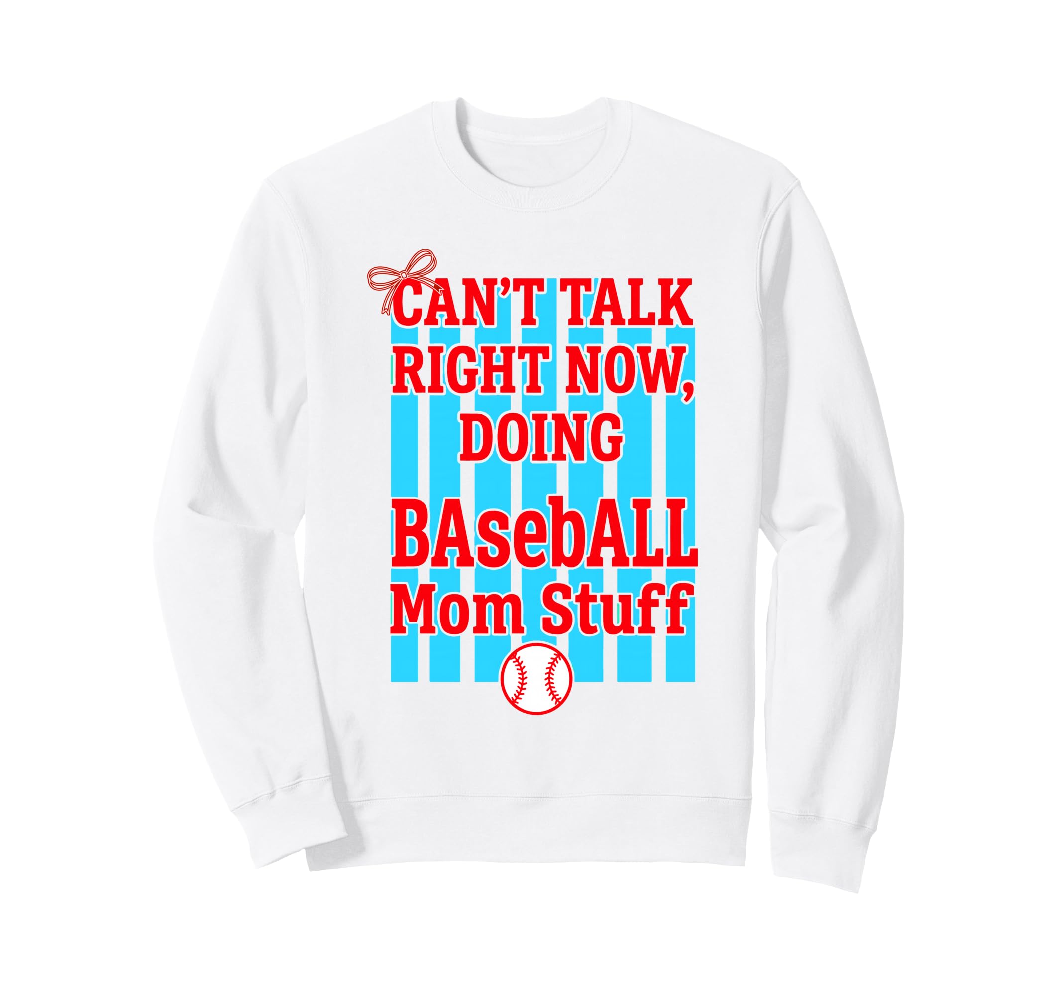 Cant Talk Right Now Doing Baseball Sweatshirt - Trendy Graphic for Adults - T-Shirt, Sweatshirt, Hoodie