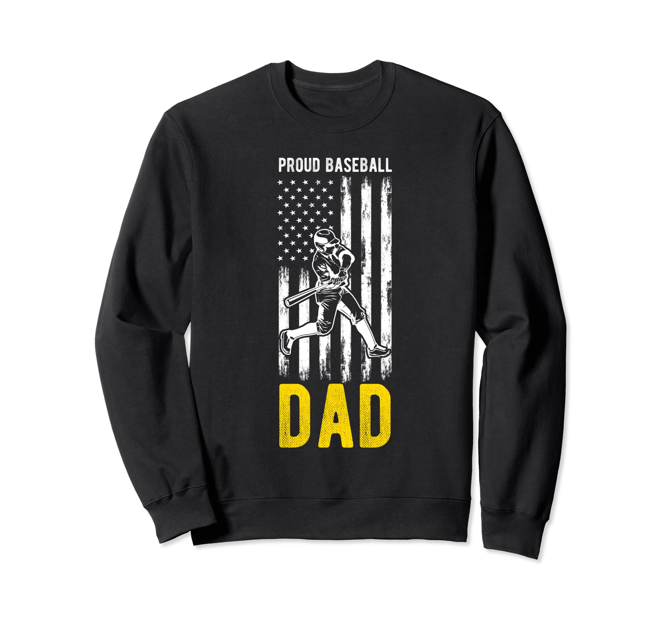 Proud Baseball Dad Family Team Sweatshirt - Aesthetic Graphic for Adults - T-Shirt, Sweatshirt, Hoodie
