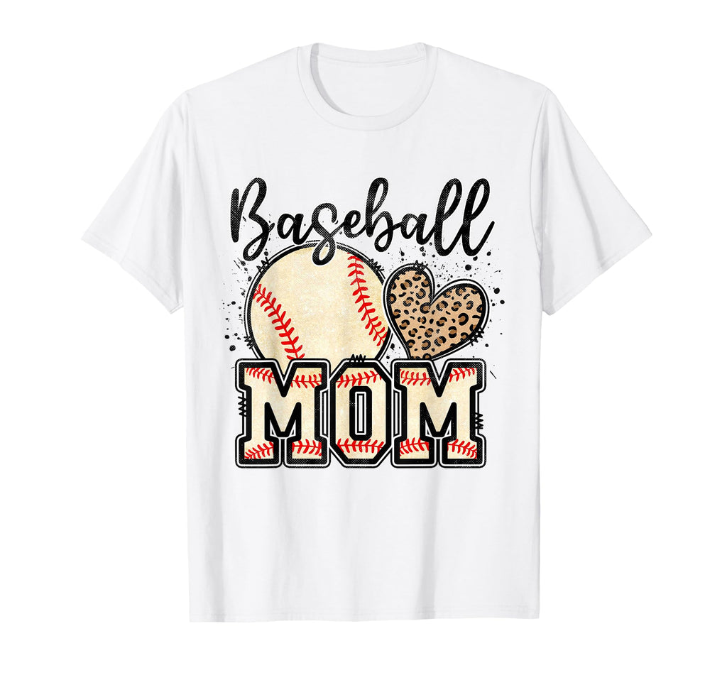 Baseball Mom Mama Baseball Life Mothers T-Shirt - Graphic Print for Adults - T-Shirt, Sweatshirt, Hoodie