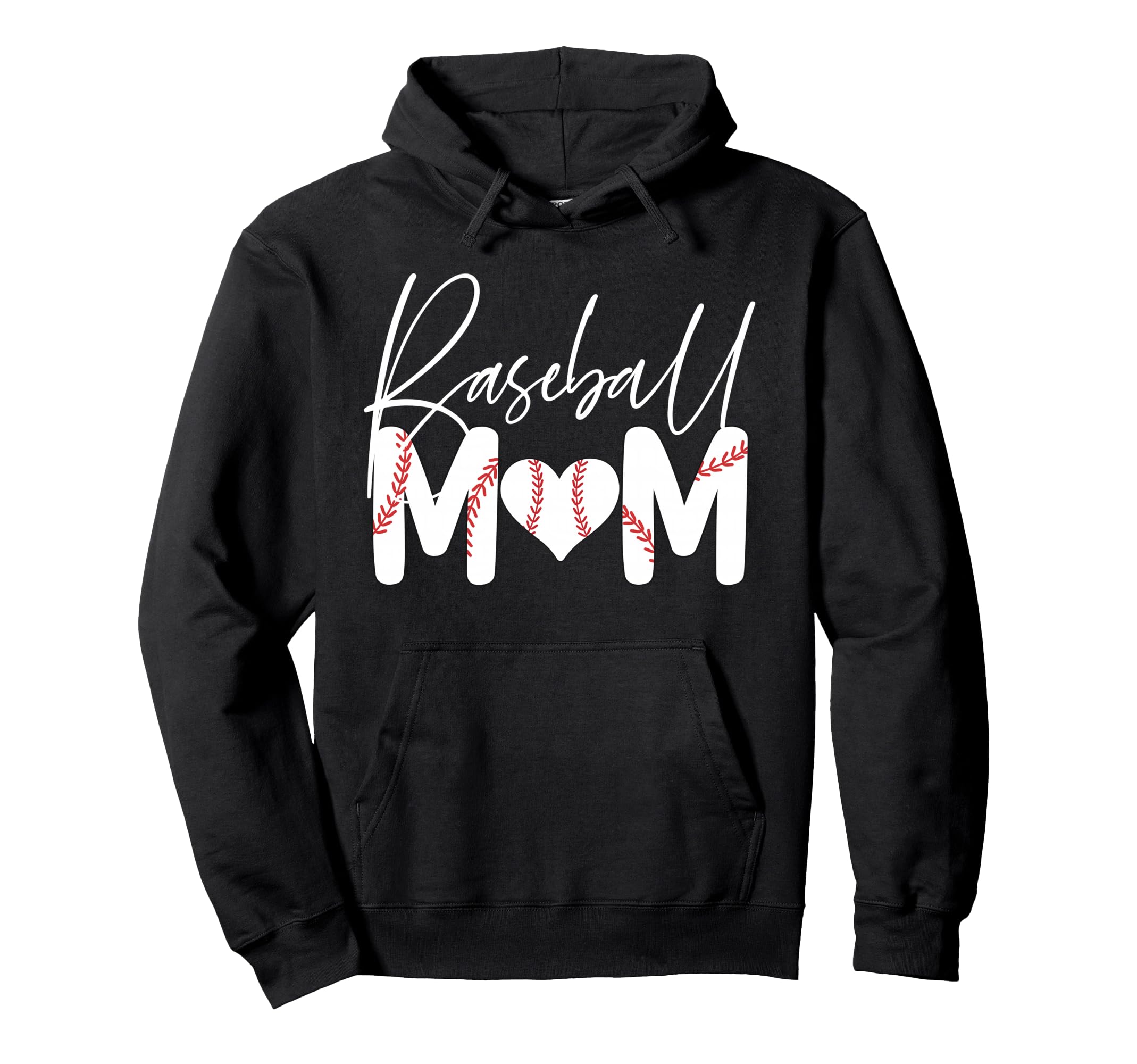 Baseball Mom Hoodie - Casual Everyday Wear Unisex - T-Shirt, Sweatshirt, Hoodie