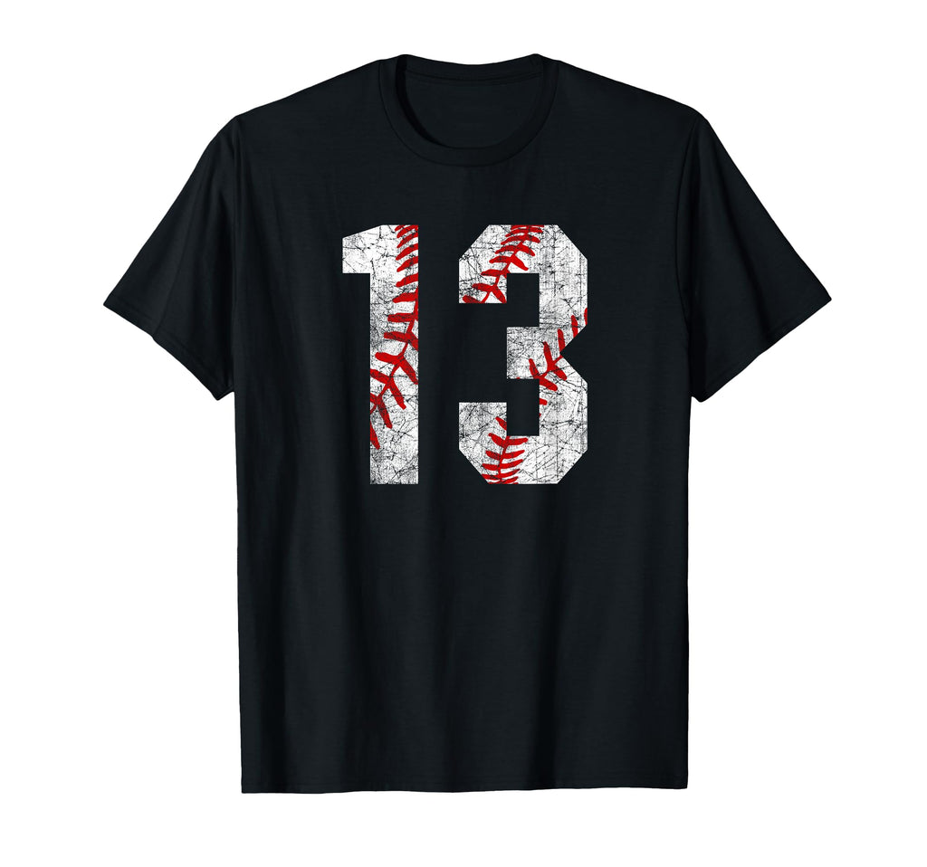 Baseball Mom 13 Jersey Baseball T-Shirt - Casual Everyday Wear Unisex - T-Shirt, Sweatshirt, Hoodie