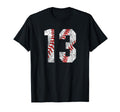 Baseball Mom 13 Jersey Baseball T-Shirt - Casual Everyday Wear Unisex - T-Shirt, Sweatshirt, Hoodie