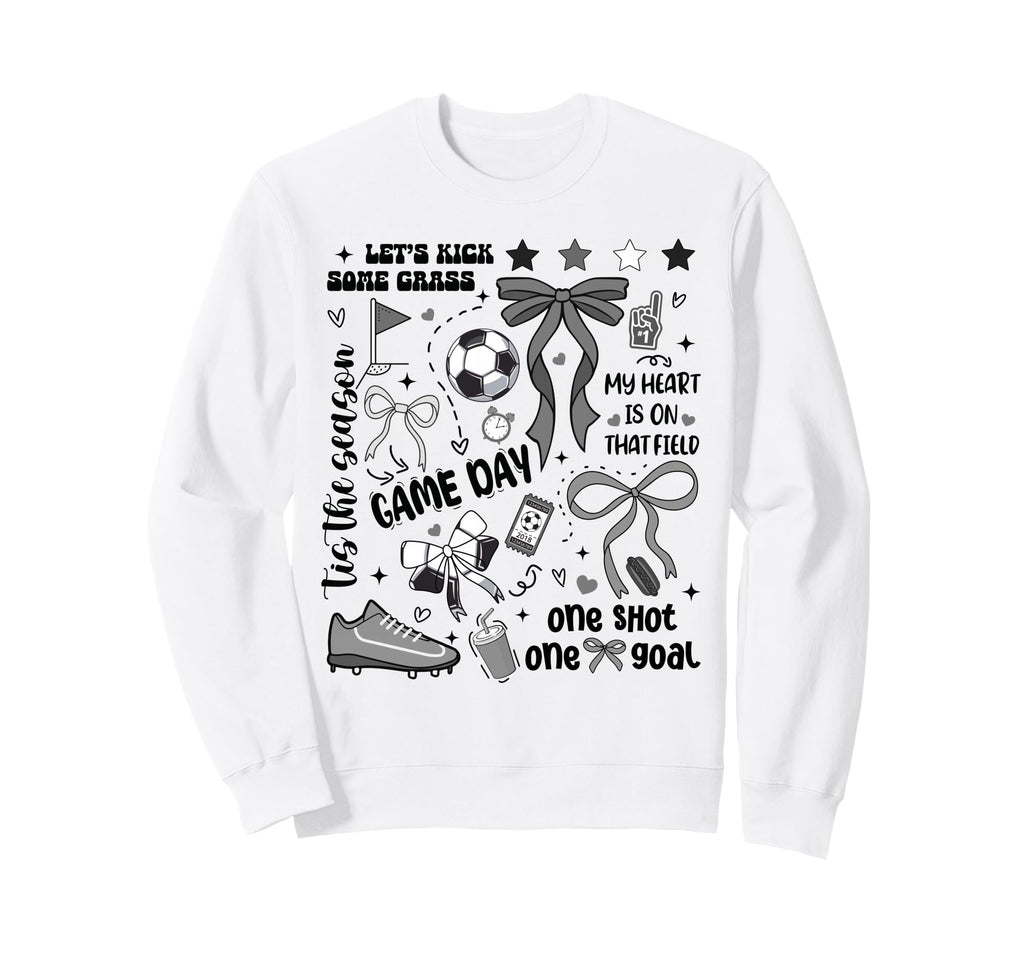 Soccer Streetwear Preppy Soccer Sweatshirt - Custom Art Print for Adults - T-Shirt, Sweatshirt, Hoodie