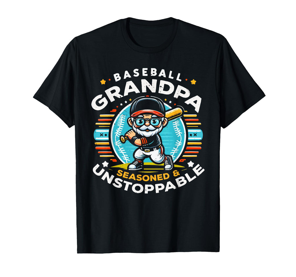 Baseball Grandpa Grandfather Gramps T-Shirt - Unique Graphic for Adults - T-Shirt, Sweatshirt, Hoodie