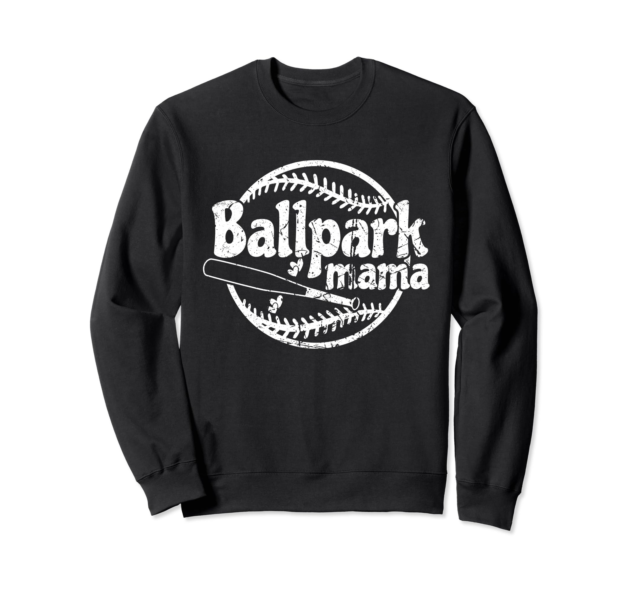 Baseball Ballpark Mama Sweatshirt - Trendy Graphic for Adults - T-Shirt, Sweatshirt, Hoodie