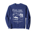 Route 66 Feel Freedom Americana Sweatshirt - Trendy Graphic Men Women - T-Shirt, Sweatshirt, Hoodie