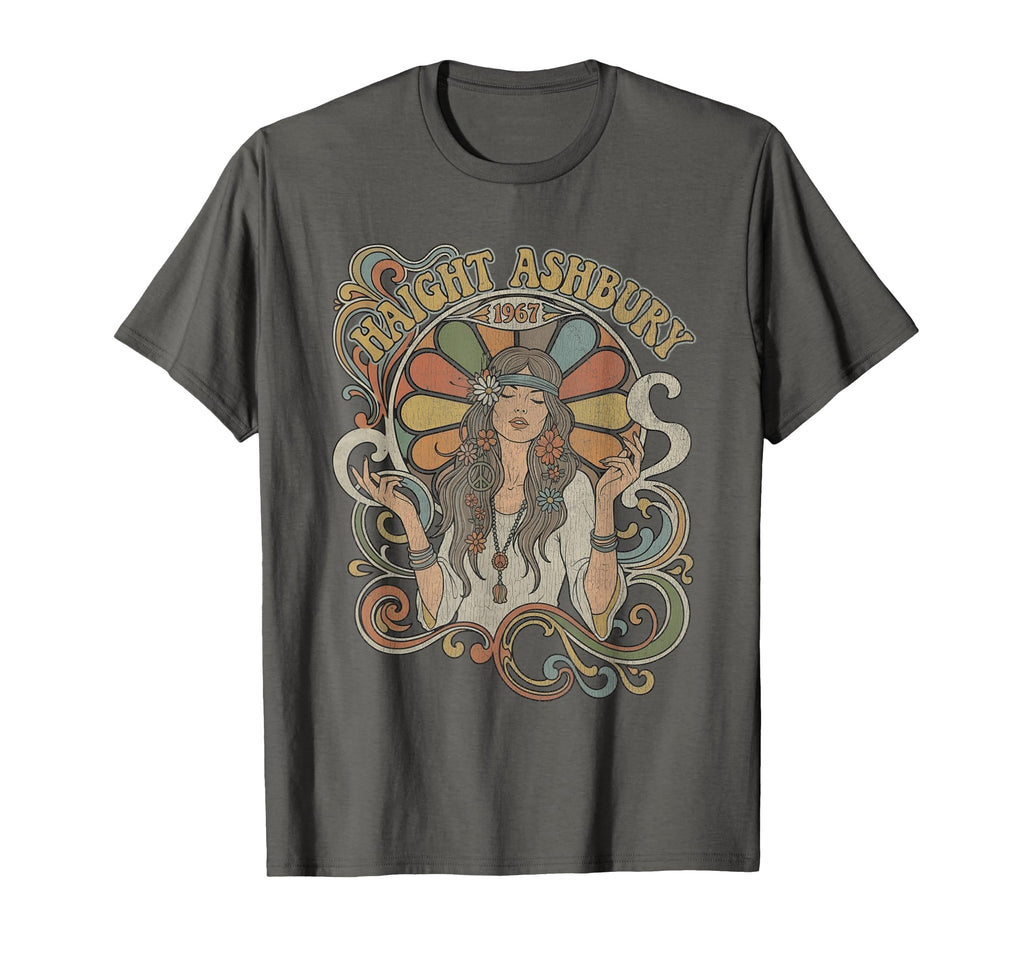 Haight Ashbury 1967 Hippie 60S T-Shirt - Casual Everyday Wear Men Women - T-Shirt, Sweatshirt, Hoodie