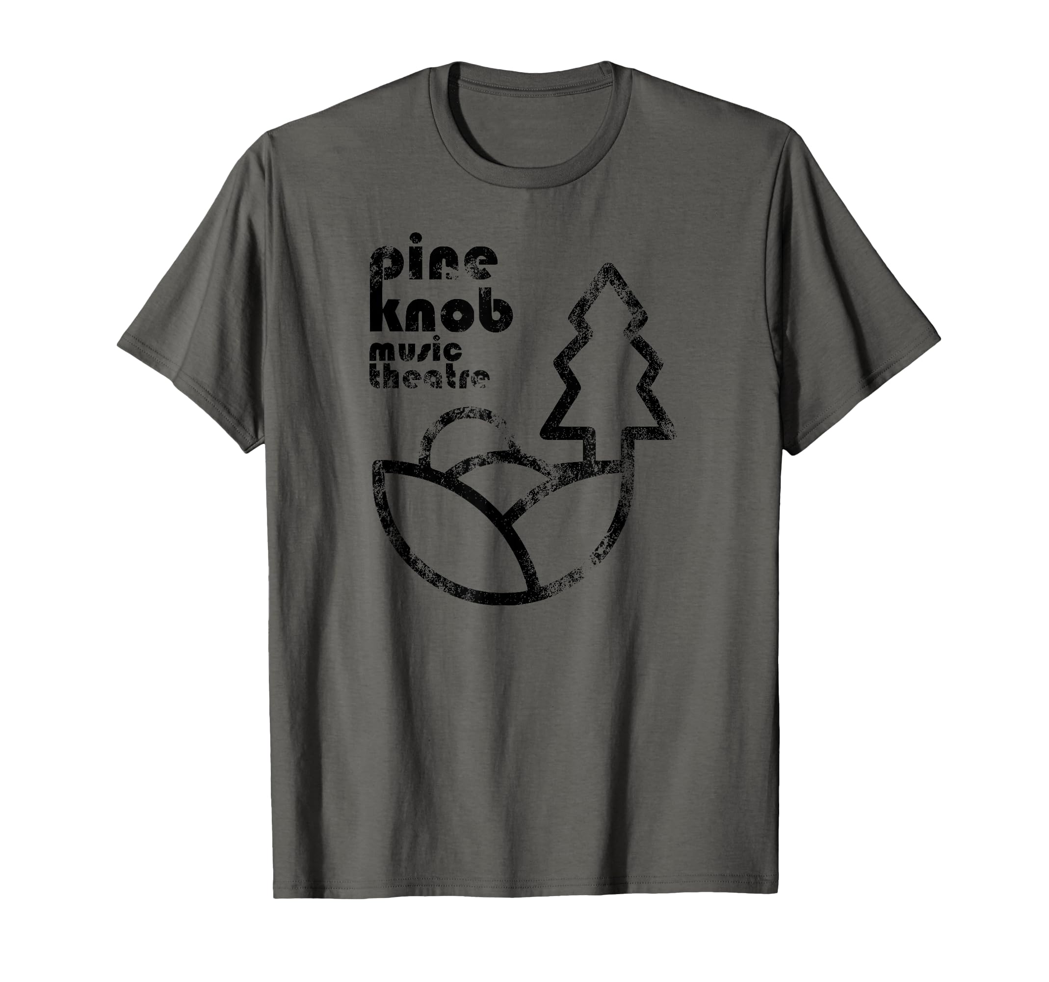 Pine Knob Music Theatre Distressed Worn T-Shirt - Minimalist Print Unisex - T-Shirt, Sweatshirt, Hoodie