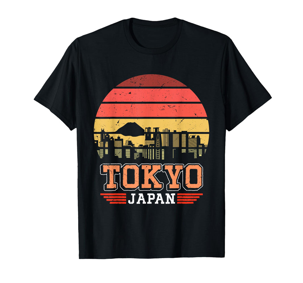 Tokyo Japan Sunset Skyline Tokyo T-Shirt - Minimalist Print Men Women - T-Shirt, Sweatshirt, Hoodie
