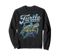 Turtle 90S Sea Turtle 80S Ocean Turtle Sweatshirt - Trendy Graphic Unisex - T-Shirt, Sweatshirt, Hoodie