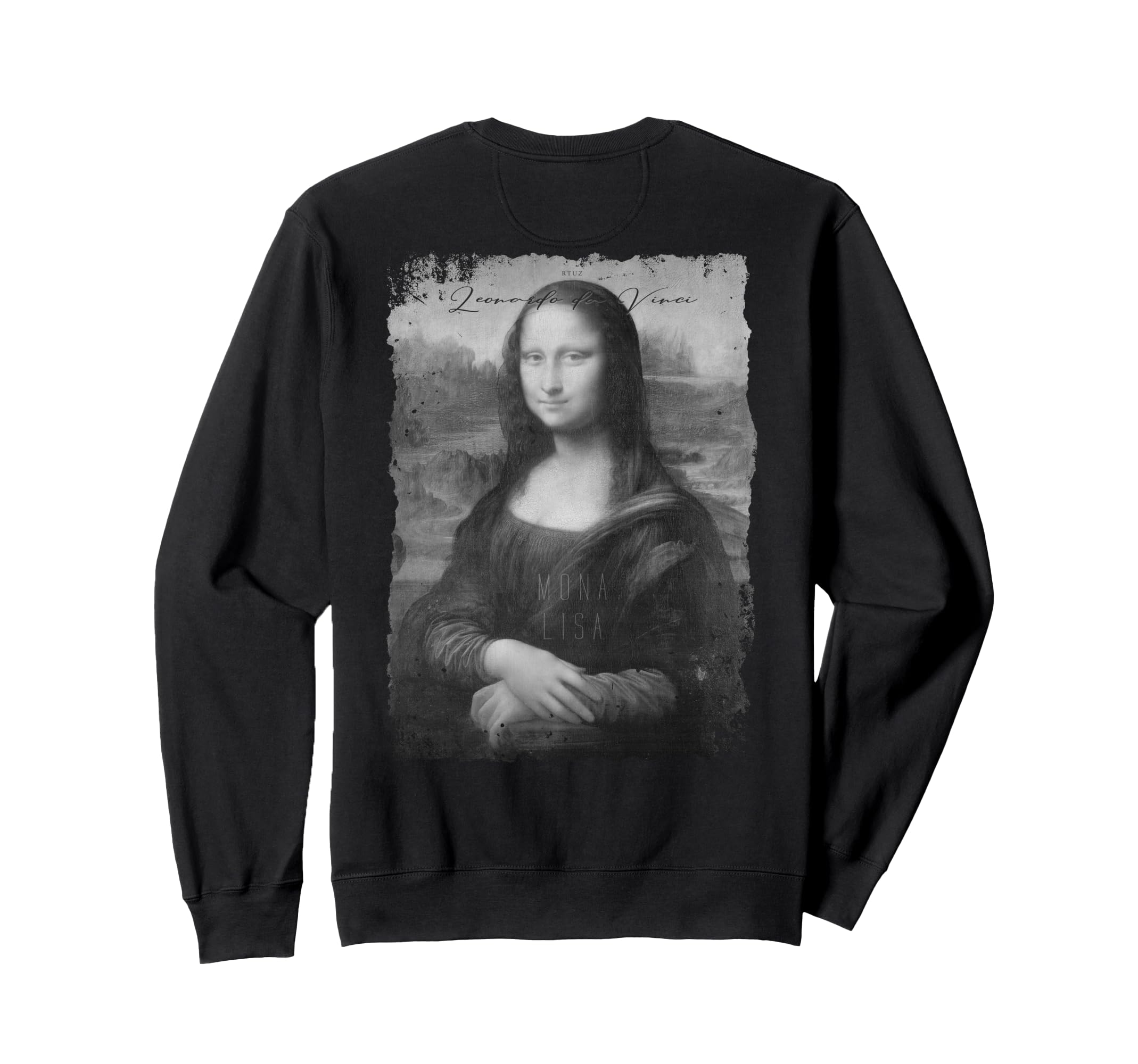 Mona Lisa Art Y2K Back Streetwear Sweatshirt - Streetwear Style Men Women - T-Shirt, Sweatshirt, Hoodie