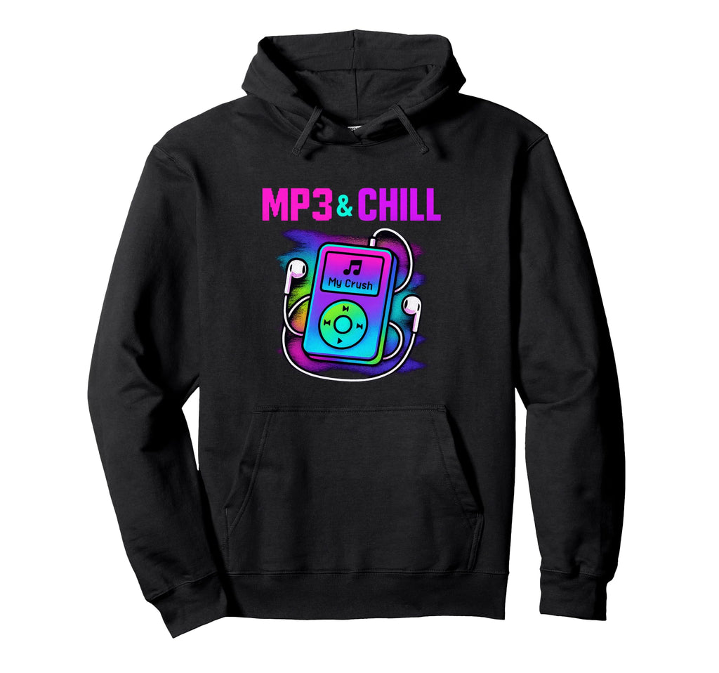 Mp3 And Chill Y2K Aesthetic Music Art Hoodie - Aesthetic Graphic Unisex - T-Shirt, Sweatshirt, Hoodie