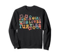 Groovy Boho Hippie Just Who Loves Sweatshirt - Minimalist Print Unisex - T-Shirt, Sweatshirt, Hoodie
