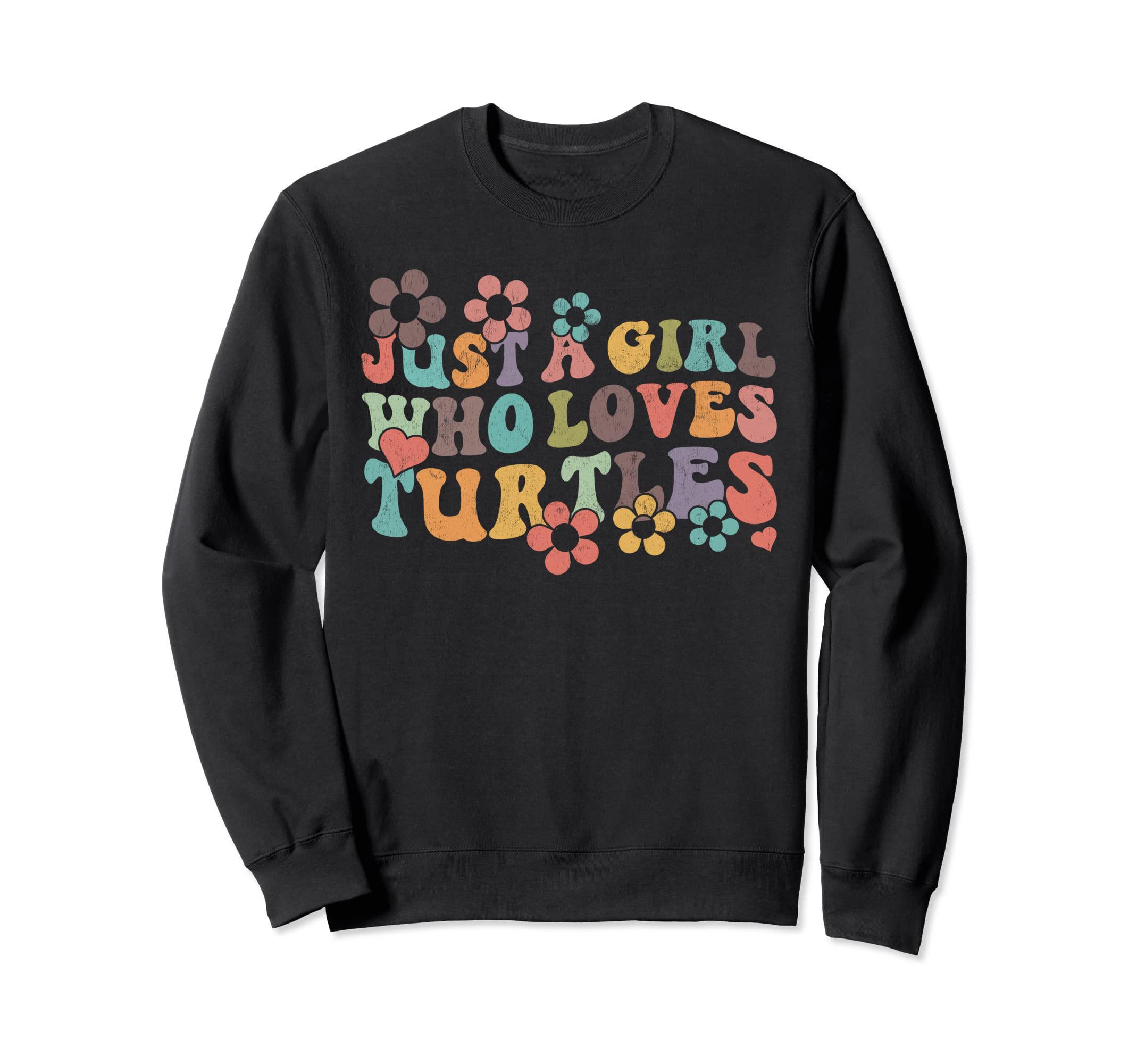 Groovy Boho Hippie Just Who Loves Sweatshirt - Minimalist Print Unisex - T-Shirt, Sweatshirt, Hoodie