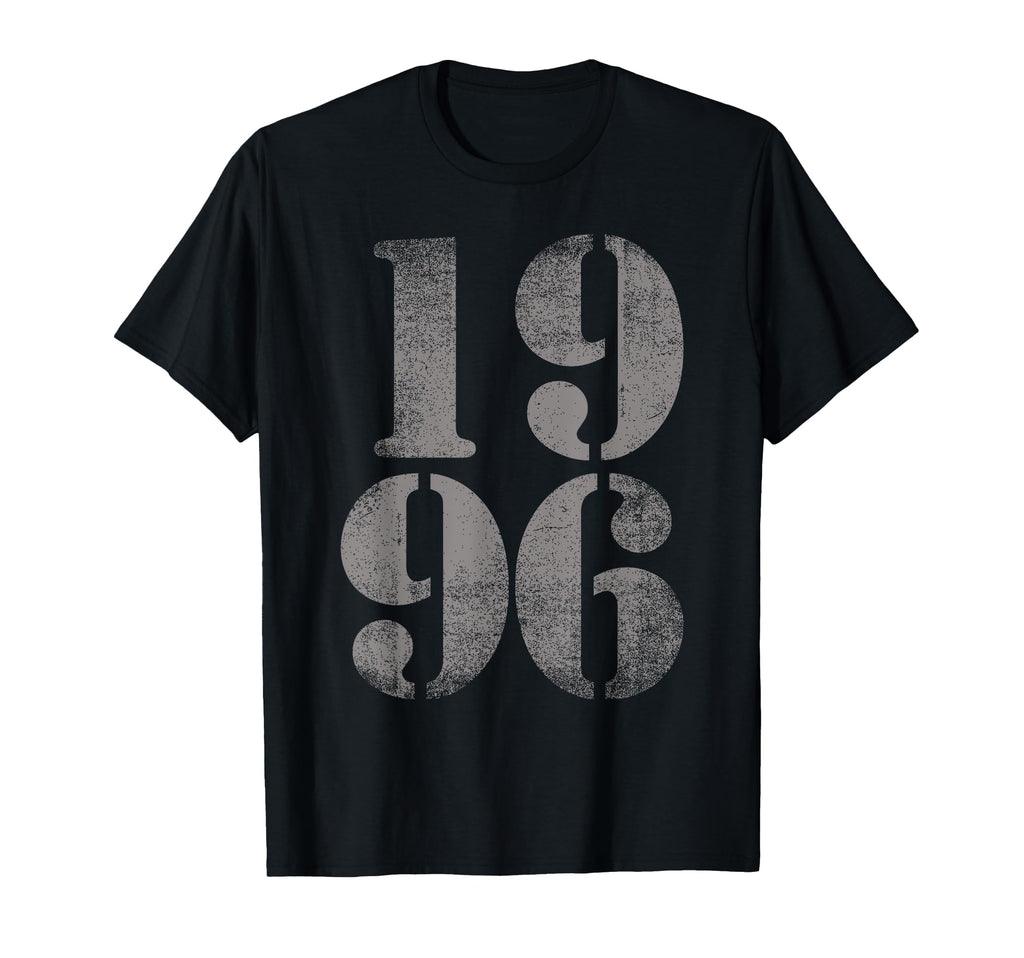 1996 Birth Year Distressed Birthday T-Shirt - Novelty Apparel Unisex - T-Shirt, Sweatshirt, Hoodie