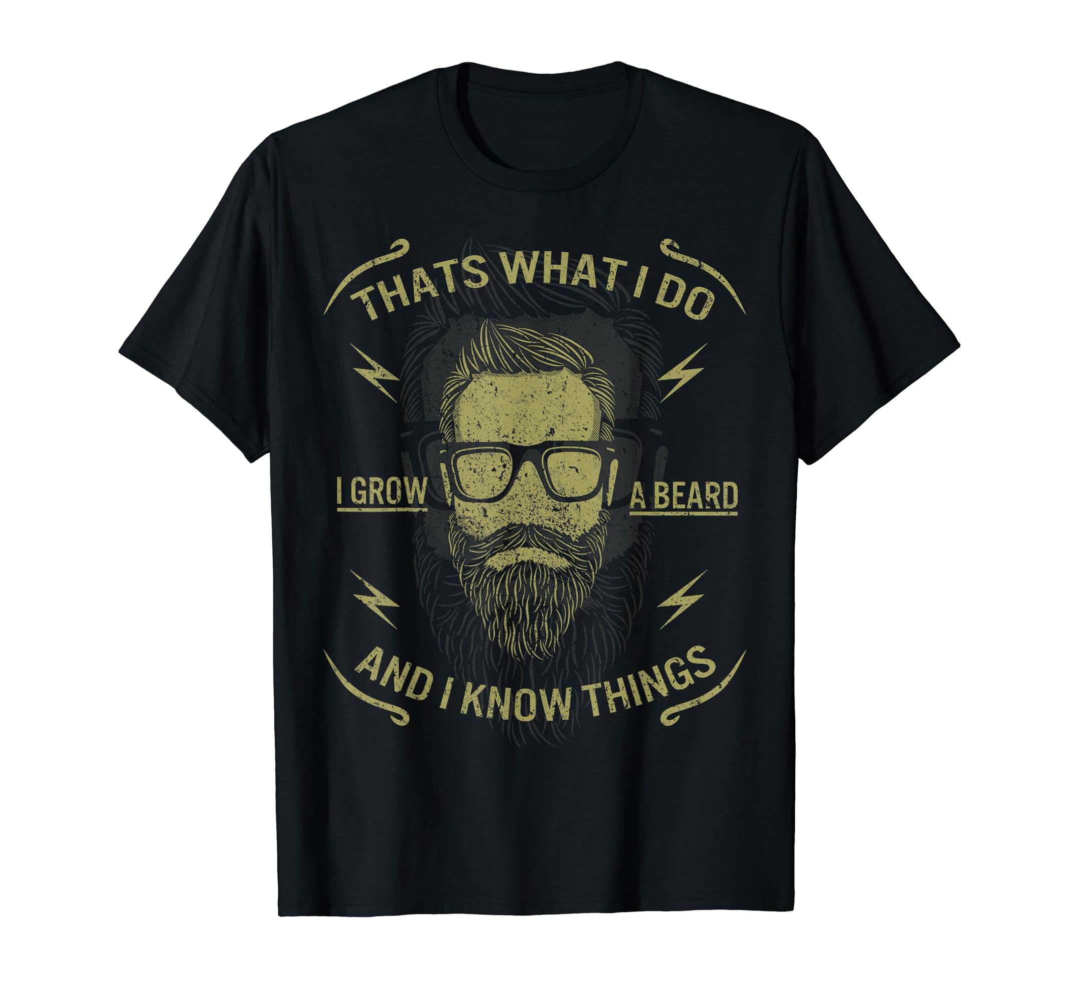 Mens Beard Funny Joke T-Shirt - Graphic Print for Adults - T-Shirt, Sweatshirt, Hoodie