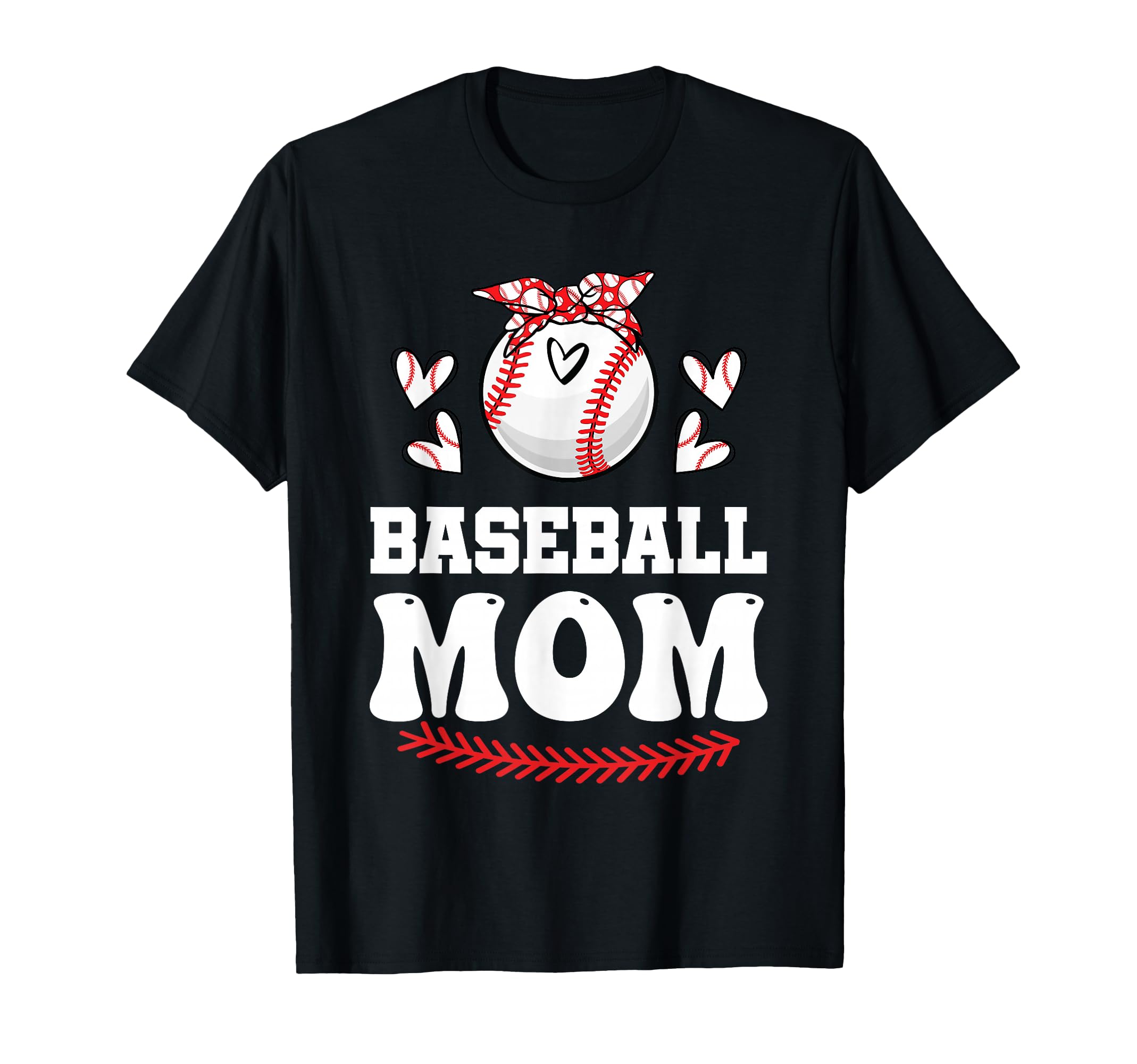 Baseball Mom Mama Baseball Mothers T-Shirt - Streetwear Style for Adults - T-Shirt, Sweatshirt, Hoodie