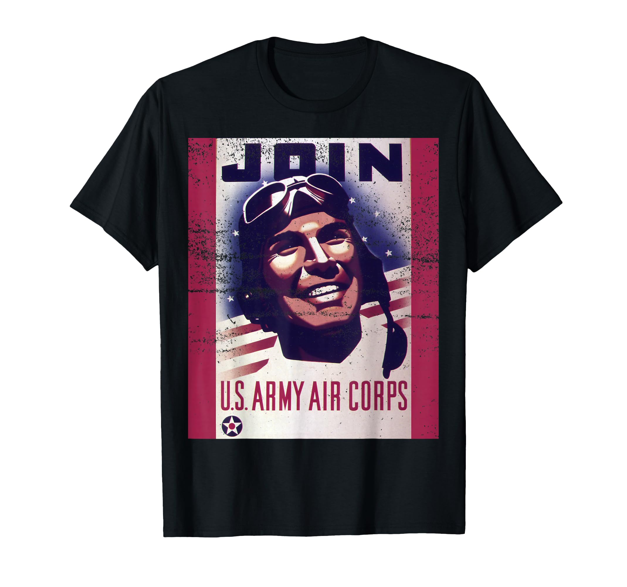 U S Army Air Corps Distressed T-Shirt - Custom Art Print for Adults - T-Shirt, Sweatshirt, Hoodie
